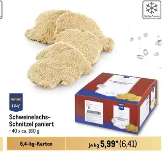 METRO METRO Chef Schweinelachs- Schnitzel paniert Angebot