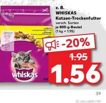 Kaufland Whiskas Katzen-trockenfutter Angebot