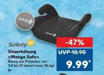 Kaufland Safety1st Sitzerhöhung „manga Safe“ Angebot