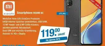 V Markt Xiaomi Smartphone Redmi 9c Angebot