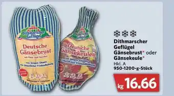 Combi Dithmarscher Geflügel Gänsebrust Oder Gänsekeule Angebot