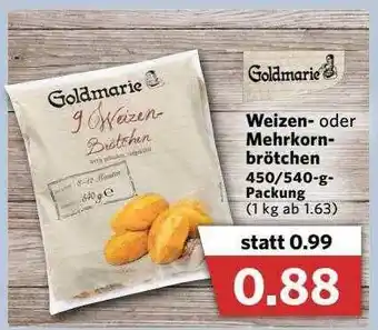 Combi Goldmarie Weizen Oder Mehrkorn Brötchen Angebot