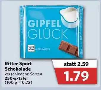 Combi Ritter Sport Schokolade Angebot