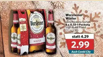 Combi Warsteiner Winter Angebot