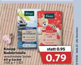 Combi Kneipp Badekristalle Angebot