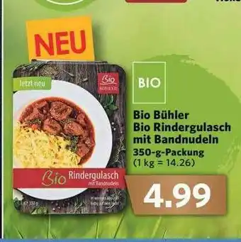 Combi Bio Bühler Bio Rindergulasch Mit Bandnudeln Angebot