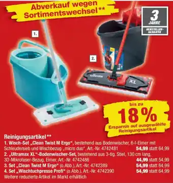 toom Baumarkt Reinigungsartikel Angebot
