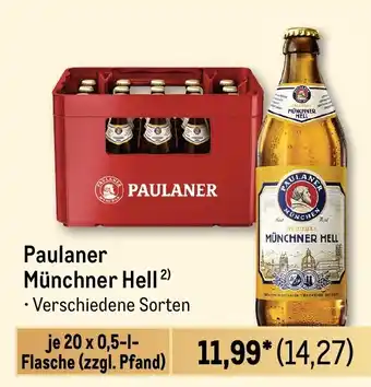 METRO Paulaner Münchner Hell Angebot