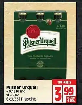 Edeka Pilsner Urquell Angebot