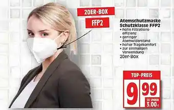 Edeka Atemschutzmaske Schutzklasse FFP2 Angebot