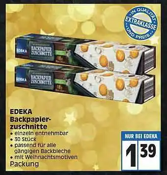 Edeka Edeka Backpapier Zuschnitte Angebot