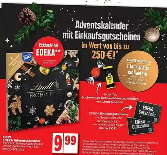 Edeka Lindt Edeka Adventskalender Angebot