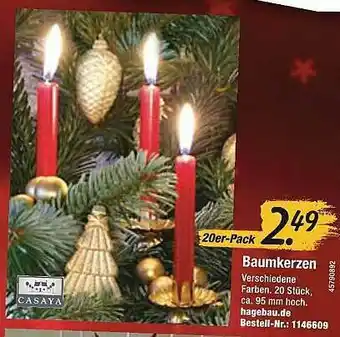 Hagebau Baumkerzen Casaya Angebot