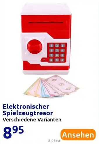 Action Elektronischer Spielzeugtresor Angebot