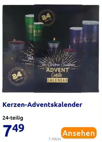 Action Kerzen Adventskalender Angebot