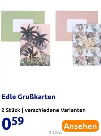 Action Edle Grußkarten Angebot