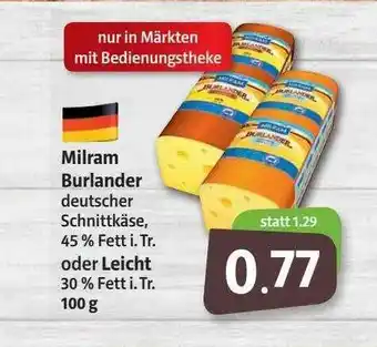 Nah & Frisch Milram Burlander Oder Leicht 100g Angebot