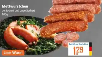 Klaas und Kock Mettwürstchen Angebot