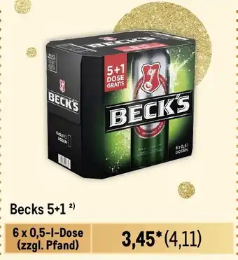 METRO Becks 5+1 Angebot