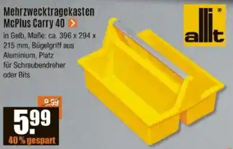 V Baumarkt allit Mehrzwecktragekasten McPlus Carry 40 Angebot