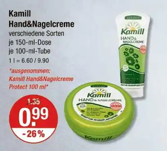 V Markt Kamill hand&nagelcreme Angebot