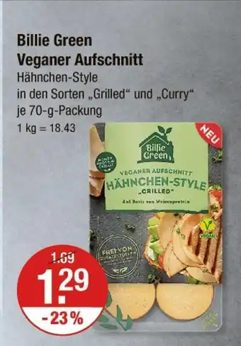 V Markt Billie green veganer aufschnitt Angebot