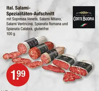 V Markt Corte buona ital. salami-spezialitäten-aufschnitt Angebot