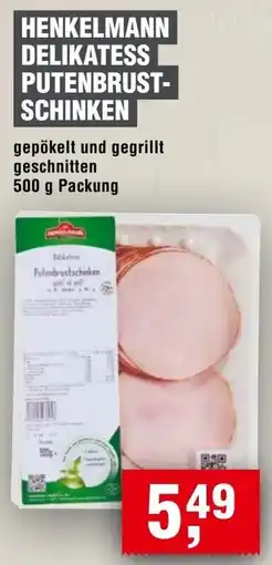 Handelshof Henkelmann delikatess putenbrustschinken Angebot