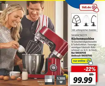 Lidl Silver Crest Küchenmaschine Angebot