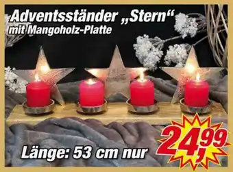 Posten Börse Adventsständer „stern” Angebot