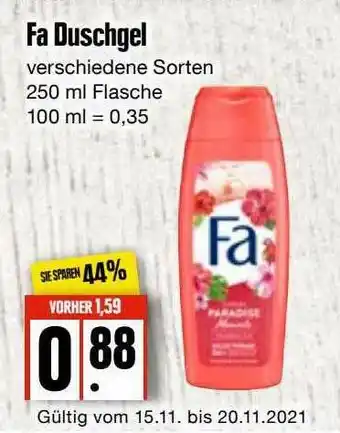 Edeka Frischemarkt Fa Duschgel Angebot