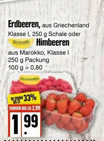 Edeka Frischemarkt Erbeeren Oder Himbeeren Angebot