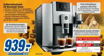 expert Techno Land Kaffeevollautomat E8 Moonlight Silver Angebot