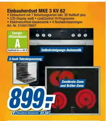 expert Techno Land Einbauherdset Mke 3kv62 Angebot