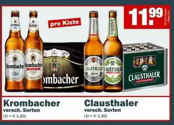 Fränky Getränke Krombacher Oder Clausthaler Angebot