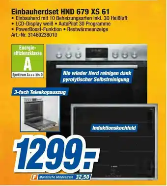 expert Techno Land Einbauherdset Hnd679xs61 Angebot