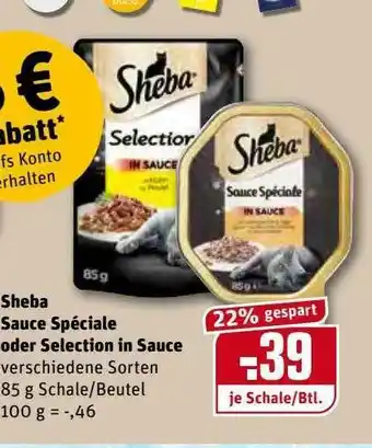 REWE Kaufpark Sheba Sauce Spéciale Oder Selection In Sauce Angebot