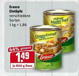 REWE Kaufpark Erasco Eintöpfe Angebot