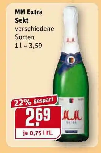 REWE Kaufpark Mm Extra Sekt Angebot