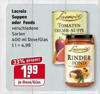 REWE Kaufpark Lacroix Suppen Oder Fonds Angebot