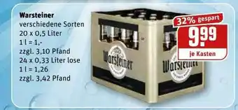 REWE Kaufpark Warsteiner Angebot