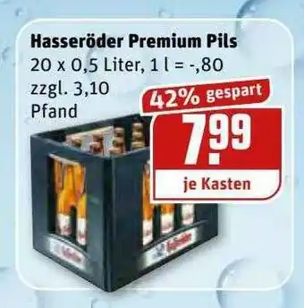 REWE Kaufpark Hasseröder Premium Pils Angebot