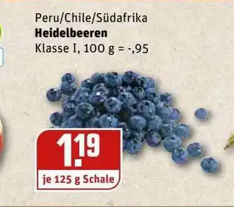 REWE Kaufpark Heidelbeeren Angebot