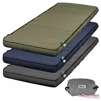 Netto Marken-Discount HUMAN COMFORT Luft Bett Chatou Isomatte Kasten Matratze Gäste 100% Baumwolle Farbe: blau Angebot