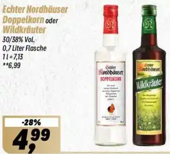 Simmel Echter Nordhäuser Doppelkorn oder Wildkräuter Angebot