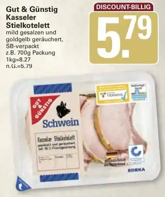 WEZ Gut & Günstig Kasseler Stielkotelett Angebot