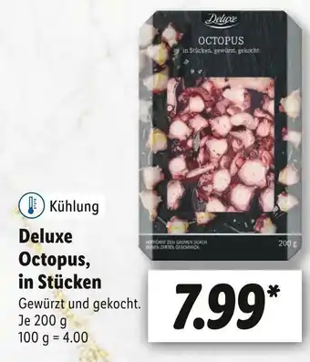 Lidl Deluxe octopus Angebot