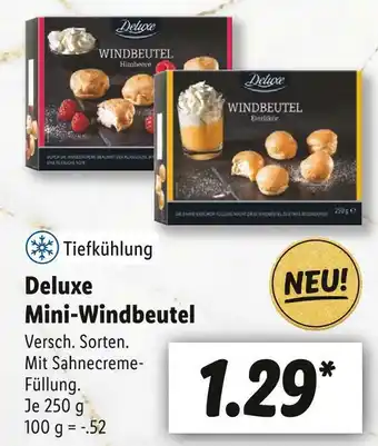 Lidl Deluxe mini-windbeutel Angebot