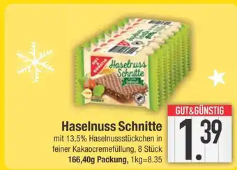 Edeka Gut&günstig haselnuss schnitte Angebot