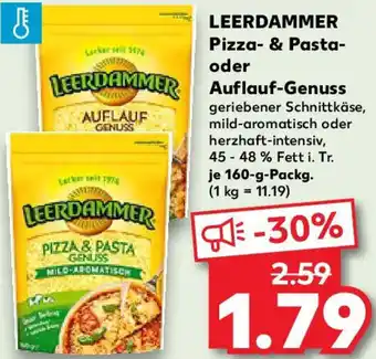 Kaufland LEERDAMMER Pizza & Pasta oder Auflauf Genuss Angebot